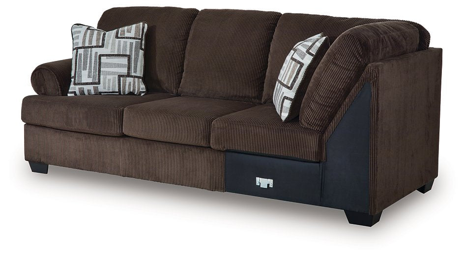 Kimlee Sectional with Chaise - Brough Furniture & Mattress (Lapeer, MI)