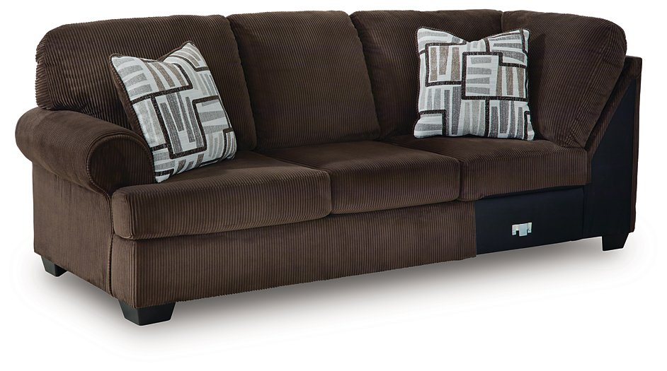 Kimlee Sectional with Chaise - Brough Furniture & Mattress (Lapeer, MI)