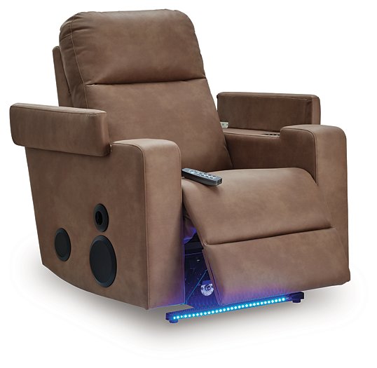 Lorrenton Power Glider Recliner with Audio System - Brough Furniture & Mattress (Lapeer, MI)