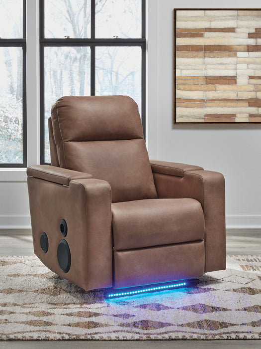 Lorrenton Power Glider Recliner with Audio System - Brough Furniture & Mattress (Lapeer, MI)