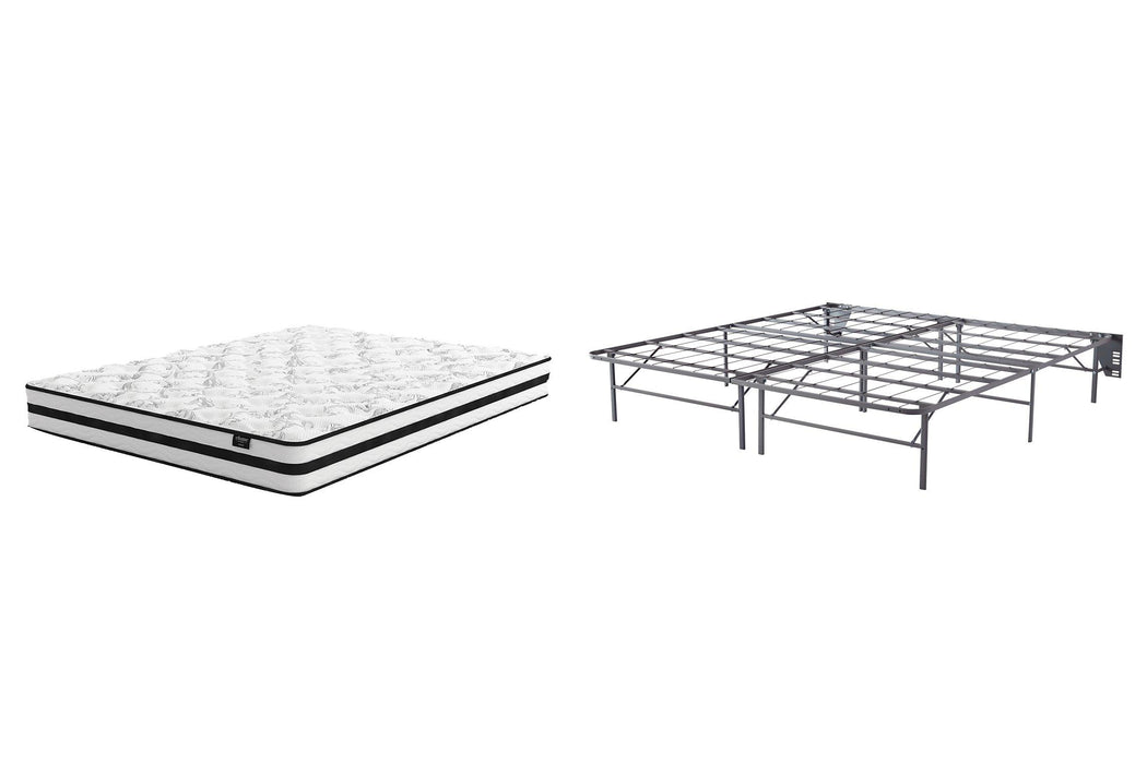 8 Inch Chime Innerspring Mattress Set - Brough Furniture & Mattress (Lapeer, MI)