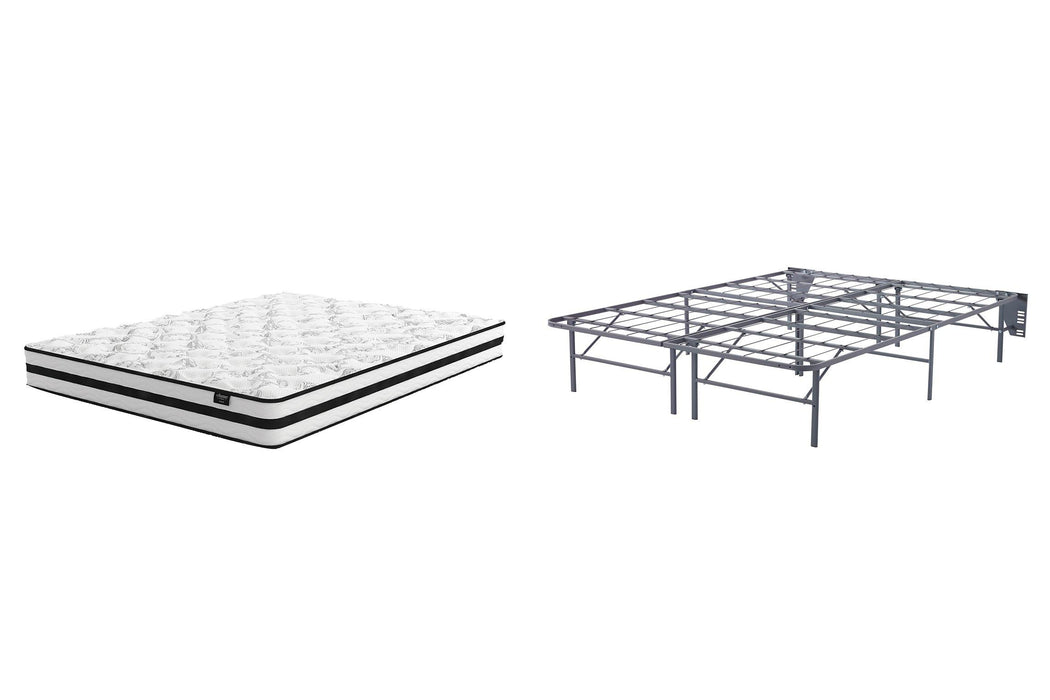 8 Inch Chime Innerspring Mattress Set - Brough Furniture & Mattress (Lapeer, MI)