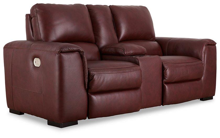 Alessandro Power Reclining Loveseat with Console