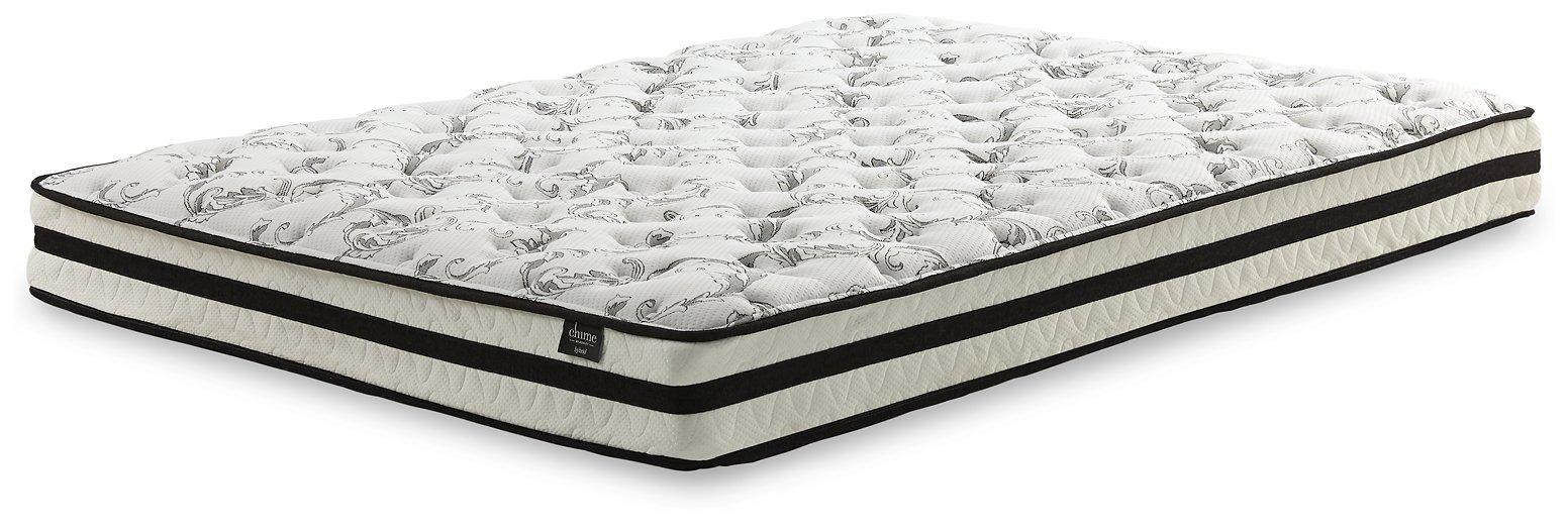 8 Inch Chime Innerspring Mattress Set - Brough Furniture & Mattress (Lapeer, MI)