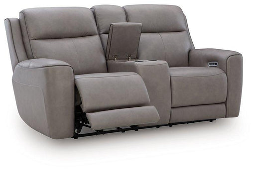 5Z-Comfort Power Reclining Loveseat with Console - Brough Furniture & Mattress (Lapeer, MI)