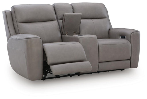 5Z-Comfort Power Reclining Loveseat with Console - Brough Furniture & Mattress (Lapeer, MI)