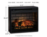 Entertainment Accessories Electric Infrared Fireplace Insert - Brough Furniture & Mattress (Lapeer, MI)